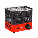 CocoUs Hookah Coal Charcoal Burner 1000W Party Size - Red