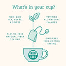 Stash Tea Bags Sampler - Caffeinated, Herbal and Decaf - 50 Ct, 50 Flavors - 