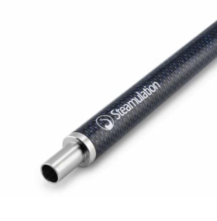 Steamulation Carbon Hookah Mouthpiece - Black Blue