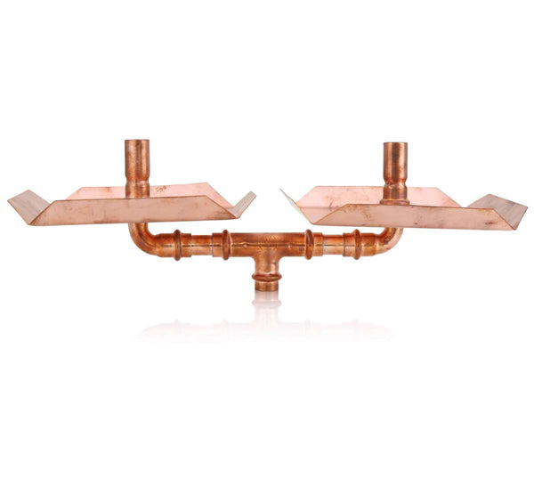 VZ Hookah Adapter for 2 Bowls - Copper