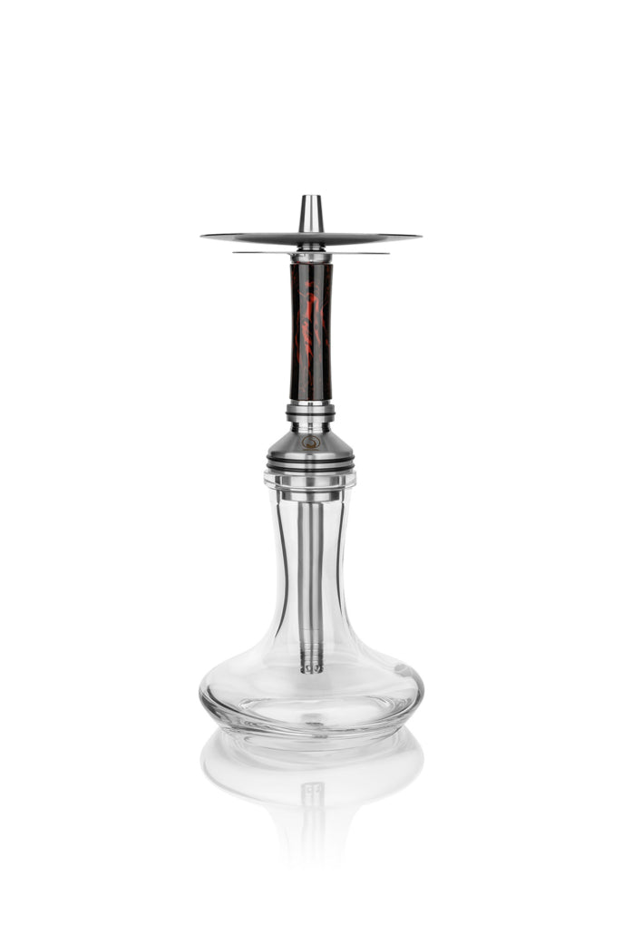 Steamulation Xpansion Mini Hookah - Epoxy Black Red