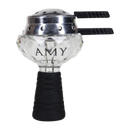 AMY Deluxe Glassi Crystal Hookah Bowl Set 1003 - Black