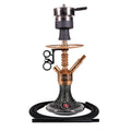 Amy Antique Berry Mini Hookah (072.03) - Gold-Black Base