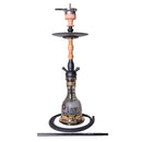 Amy Tradi Hookah (087.01) - Black-Black/Gold Base