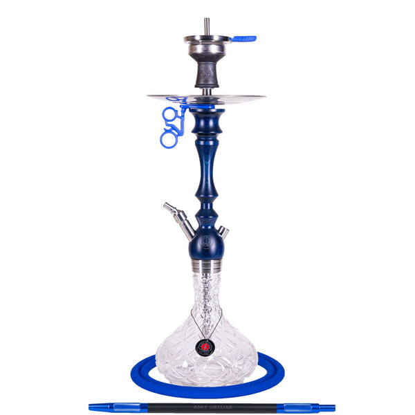 Amy Deluxe Bohemian Cut Hookah (101.01) - Blue