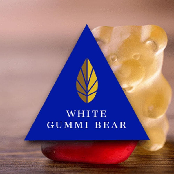 Azure Gold Line White Gummi Bear - 