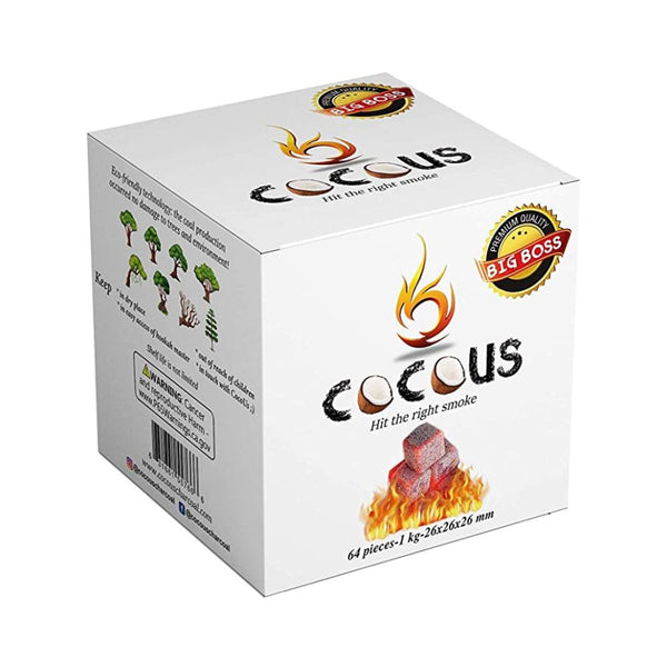 CocoUS Natural Hookah Coals 26 mm - 