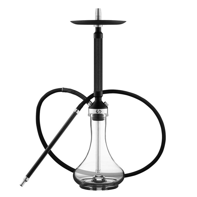 Conceptic Design Carbon Hookah - Black / With Glass Base
