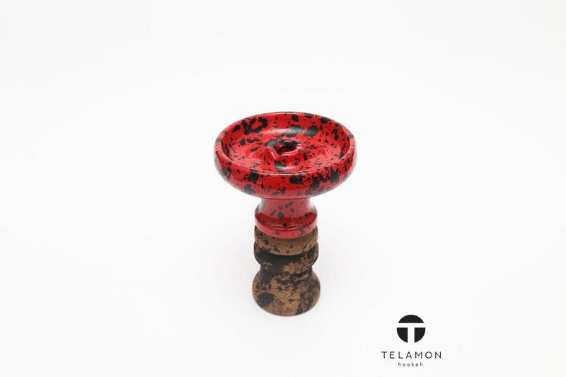Telamon Harmony Glaze Hookah Bowl - Red