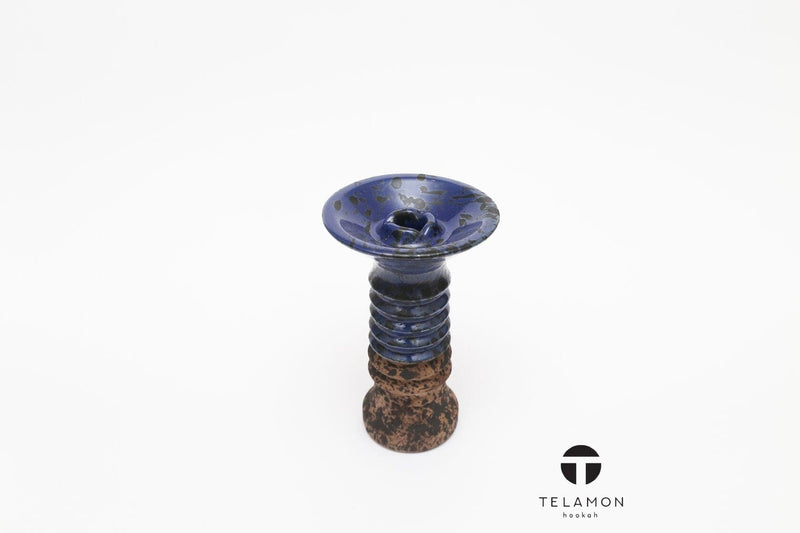 Telamon Alien Glaze Hookah Bowl - Dark Blue