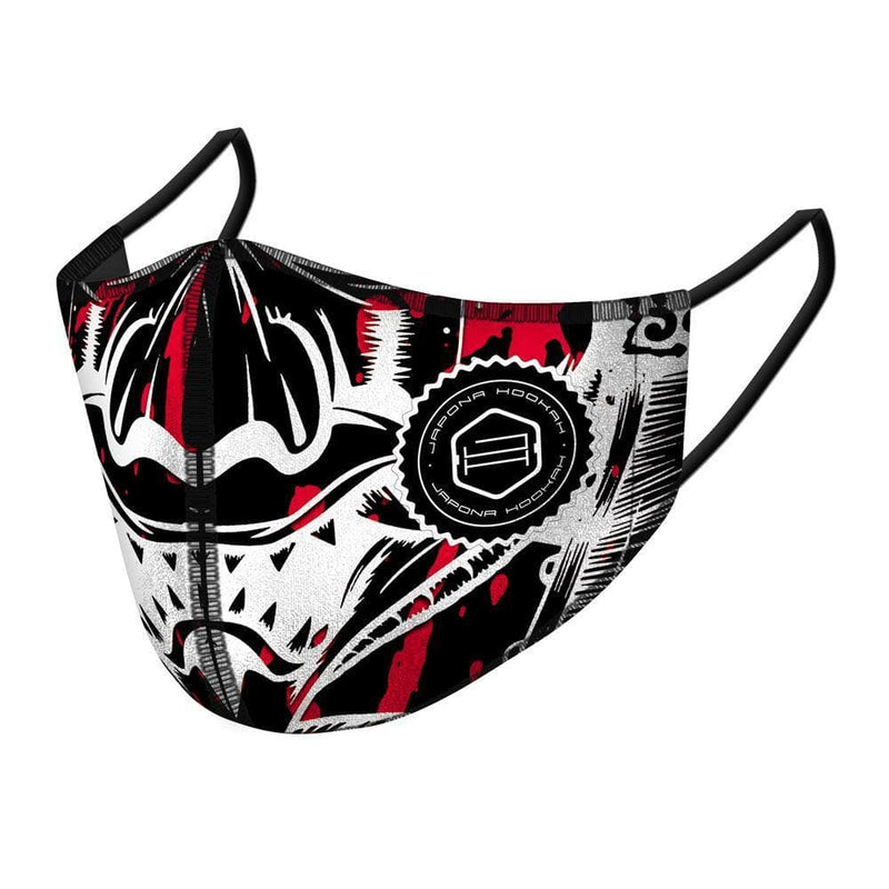 Japona Hookah Mask - Samurai Red/Black