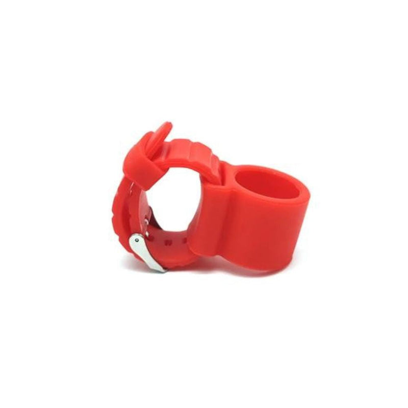 Watch Style Silicone Hookah Hose Holder - Red