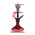 Amy Antique Berry Mini Hookah (072.03) - Black-Red Base
