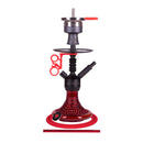 Amy Antique Berry Mini Hookah (072.03) - Black-Red Base
