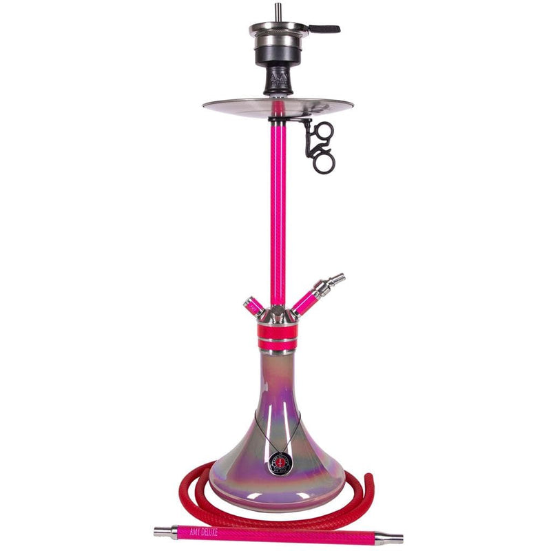 Amy Carbonica Force R Hookah - Pink-Pink Base