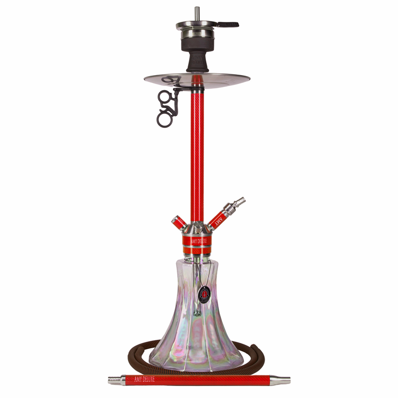 Amy Carbonica Pride R Hookah - Red-Red Base