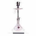 Amy Xpress Fame S Hookah - Steel-Clear Base