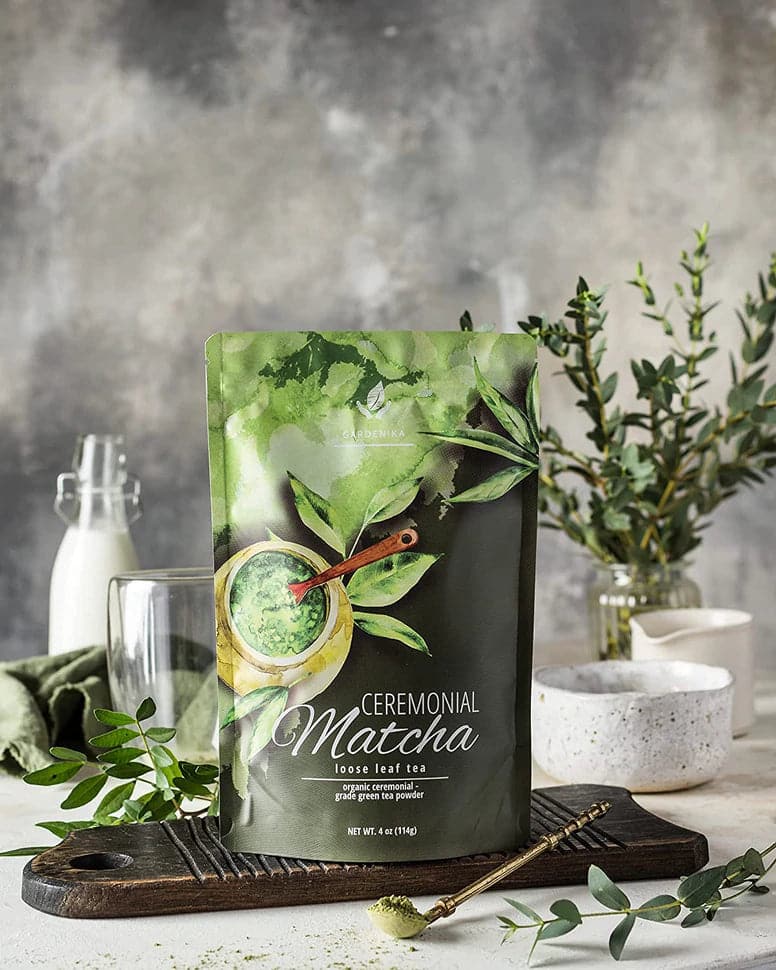 Gardenika Ceremonial Grade Matcha Green Tea Powder, USDA Organic, 55+ Servings – 4 Oz (113g) - 