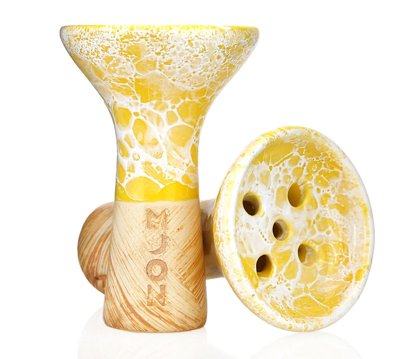 Moon Killer Hookah Bowl - Marble Yellow