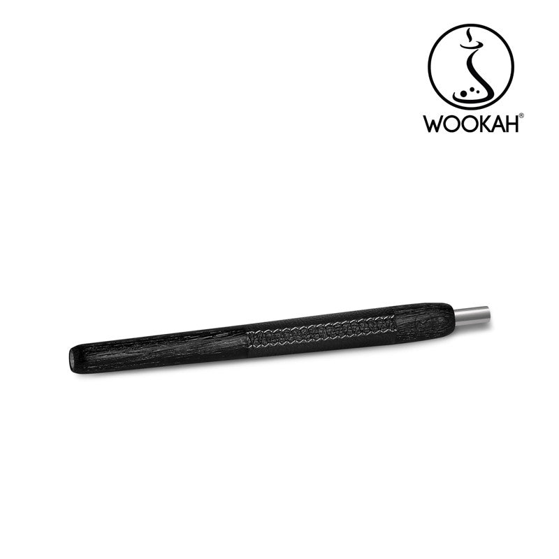 WOOKAH Wooden Mouthpiece Nox Leather - Black Leather